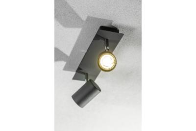 Plafondarmatuur Decor VENETO IP20 max. 20W 2 x GU10 okrągły czarny. 1208964038