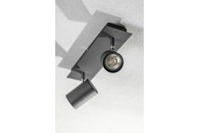 Plafondarmatuur Decor VENETO IP20 max. 20W 2 x GU10 okrągły czarny. 1208964038