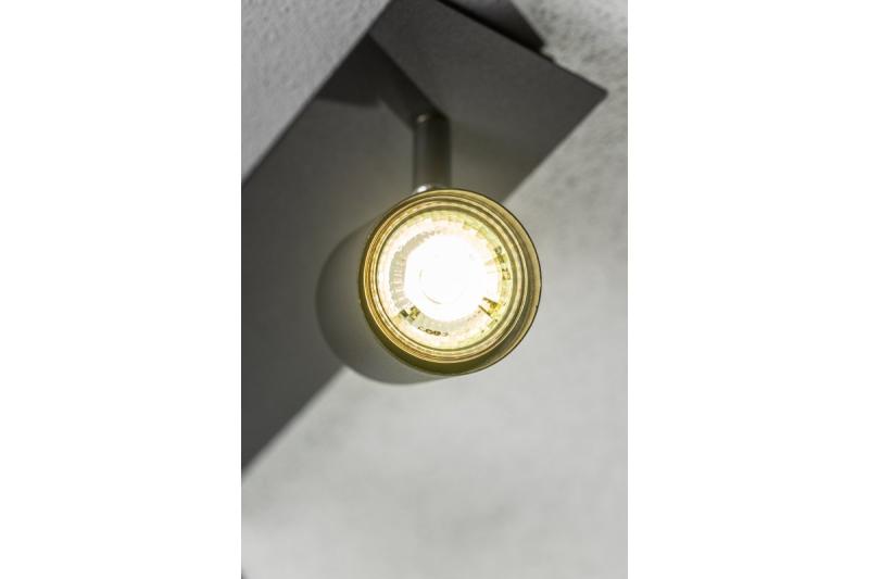 Plafondlamp Decor VENETO IP20 max. 20W 3 x GU10 rond zwart. 1208964040