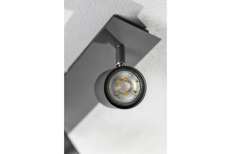 Plafondlamp Decor VENETO IP20 max. 20W 3 x GU10 rond zwart. 1208964040