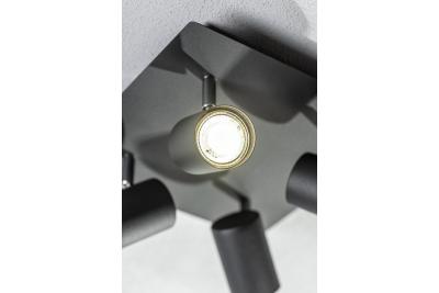 Plafoniera Dekoracyjna VENETO IP20 max. 20W 4 x GU10 okrągła/kwadratowa czarna. 1208964046