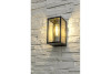 Garden fixture VENTANA-AU,E27, MAX.20W,IP54,AC220-240V,50-60Hz,upper sconce straight,black