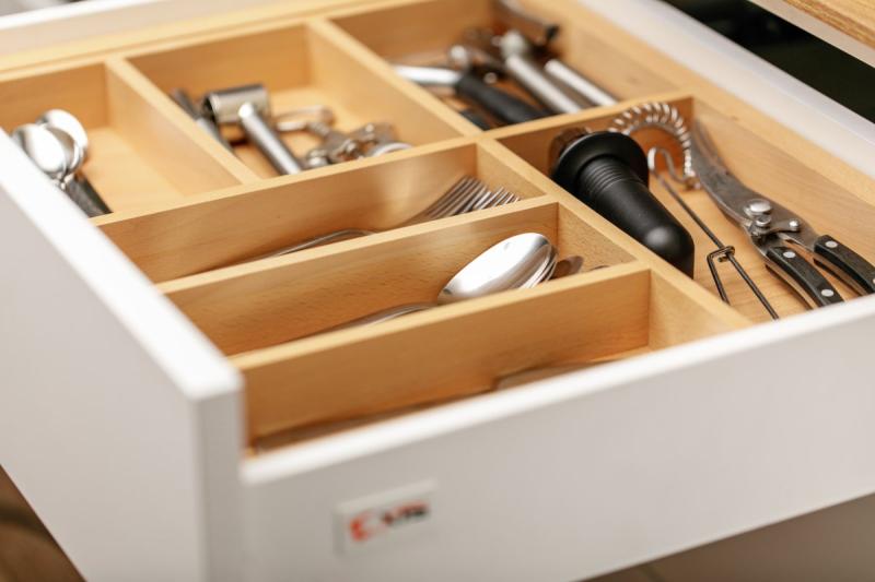 Dekor Cutle Wkład na Sztućce do Kuchni Regulowany Wkład do Szafek 600-1000mm 1208966291