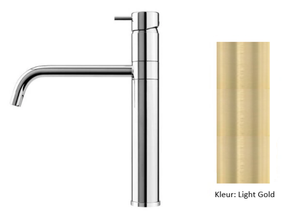 Waterevolution Flow kuchenny kran PVD Light Gold T150WGE