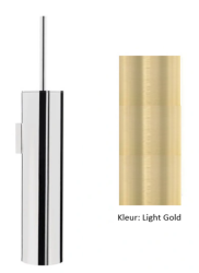 Waterevolution Flow zestaw szczotek toaletowych naścienny PVD Light Gold A241WGE