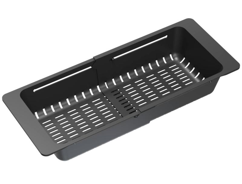 Quadri czarny regulowany ociekacz 320/460 x 185mm do zlewozmywaków 1208967541