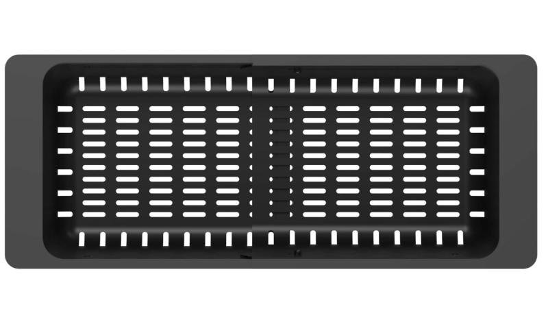Quadri czarny regulowany ociekacz 320/460 x 185mm do zlewozmywaków 1208967541