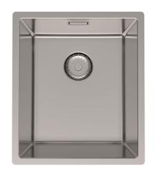 Pure.Sink Prestige stalowa umywalka 34x40 cm z promieniem 10 mm do montażu podblatowego, płaskiego i na blacie PPG3440-02.
