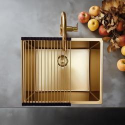 Pure.Sink Prestige mata ociekowa do zlewu Złota PPGRM40-60
