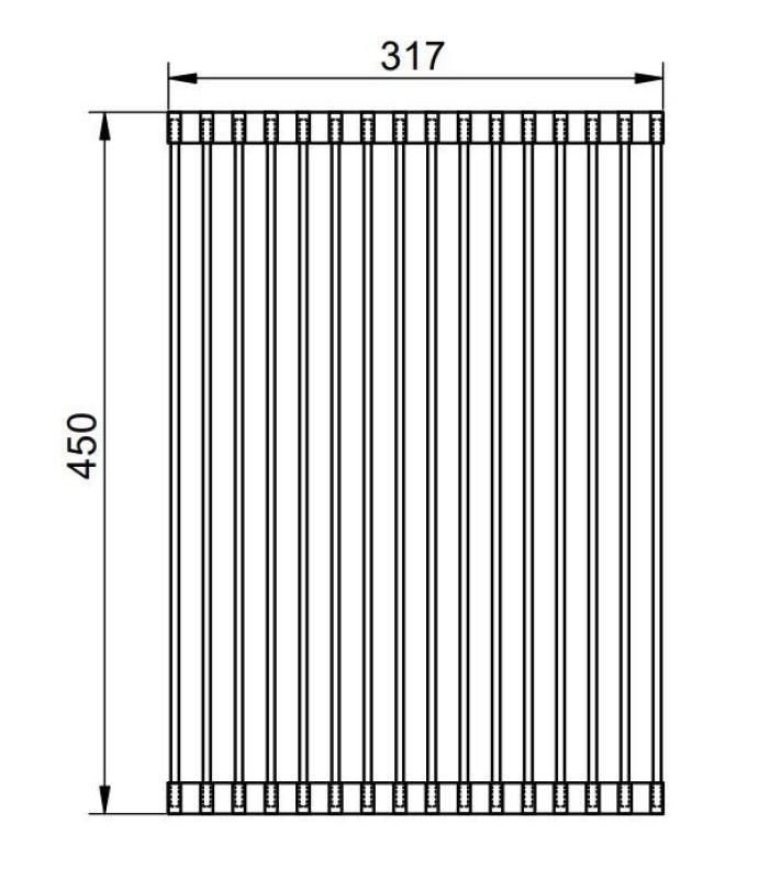 Pure.Sink Prestige mata na zlewkę Gun Metal PPGRM40-61
