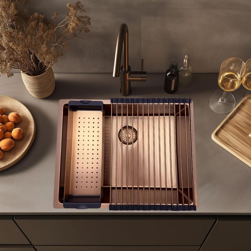 Pure.Sink Prestige mata do zlewu Miedź PPGRM40-62