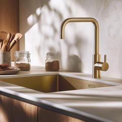 Pure.Sink Elite Steel Pure bateria kuchenna PVD szczotkowane złoto PS8010-60