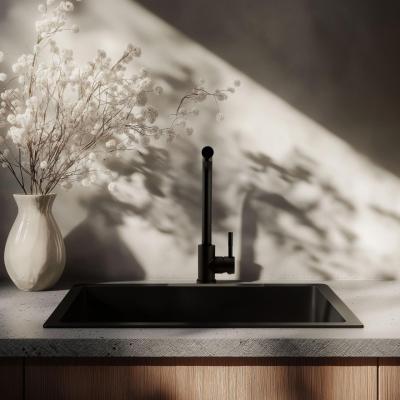 Pure.Sink Elite Steel Spark kran do kuchni Matowa czerń PS8040-10