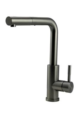 Pure.Sink Elite Steel Spark-S bateria kuchenna PVD Gun Metal z wyciąganą wylewką PS8041-61