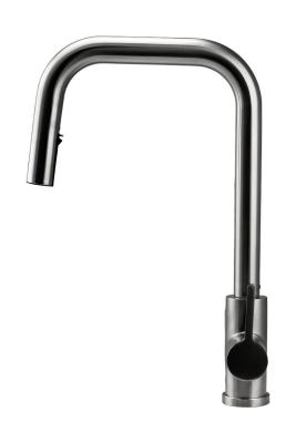 Pure.Sink Elite Steel Crystal-S bateria kuchenna ze Stali Nierdzewnej z wyciąganą wylewką PS8050-02