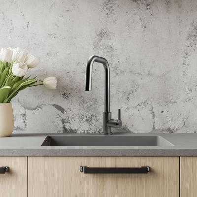 Pure.Sink Elite Steel Crystal-S bateria kuchenna PVD Gun metal z wyciąganą wylewką PS8050-61