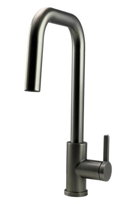 Pure.Sink Elite Steel Crystal-S bateria kuchenna PVD Gun metal z wyciąganą wylewką PS8050-61