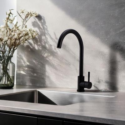 Pure.Sink Elite Steel Stream kran do kuchni Matowa czerń PS8044-10