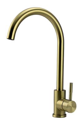 Pure.Sink Elite Steel Stream bateria kuchenna PVD szczotkowane złoto PS8044-60
