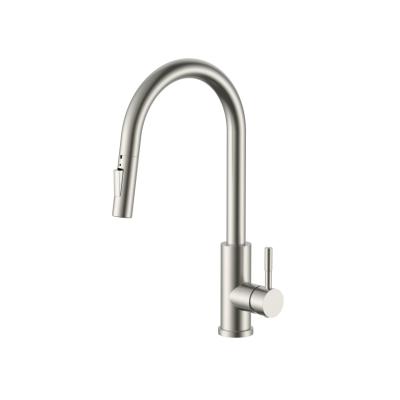 Pure.Sink Elite Steel Stream-S kran kuchenny ze stali nierdzewnej z wyciąganą wylewką PS8045-02
