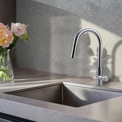 Pure.Sink Elite Steel Stream-S kran kuchenny ze stali nierdzewnej z wyciąganą wylewką PS8045-02