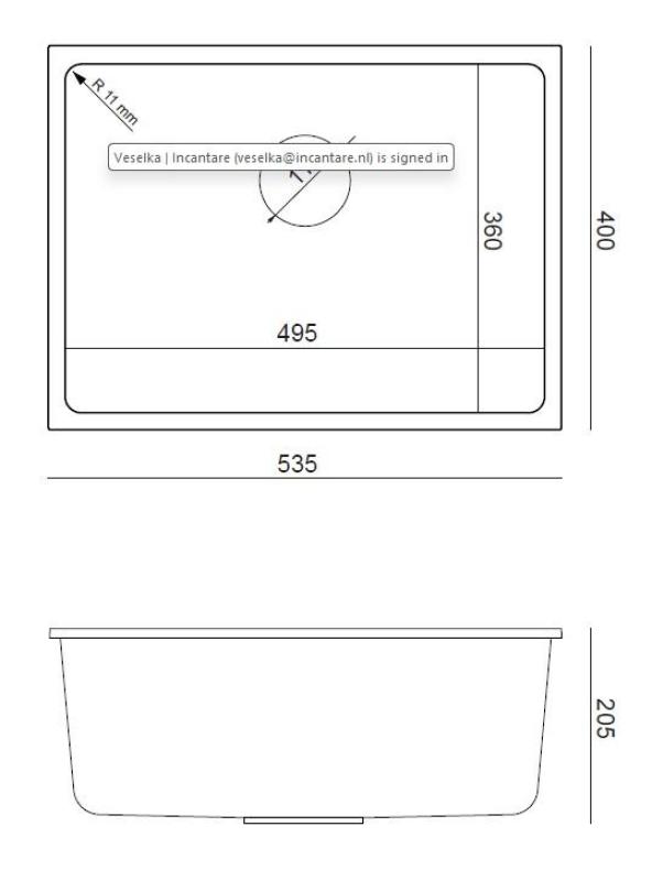 Quadri Elston Szary Granitowy Zlewozmywak Podwieszany 495x360mm z Zaślepką ze Stali Nierdzewnej 1208967773