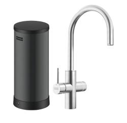 Franke Maris Water Hub 7L bojler 3-w-1 z elektronicznym kranem do wrzącej wody z funkcją dotykową, stal nierdzewna 160.0715.718