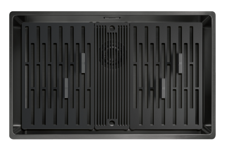 Franke Mythos Masterpiece BXM 210.68 Duży Zlewozmywak Gun Metal PVD Antracyt 685x410mm Montaż na Równo i Podwieszany - 127.0676.885