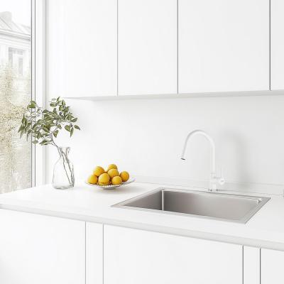 Franke Lina Bateria Kuchenna Polar White Biała z Wyciąganą Wylewką 115.0626.081