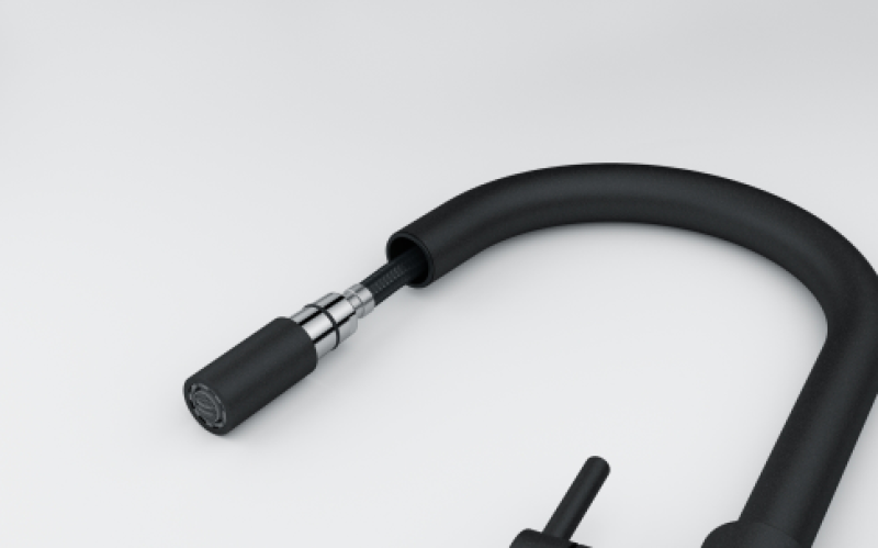 Franke Lina Bateria Kuchenna Polar White Biała z Wyciąganą Wylewką 115.0626.081