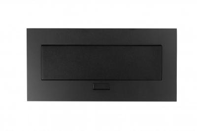 Gniazdo meblowe 2x gniazdo schuko, USB A+C, bez kabla, czarne
