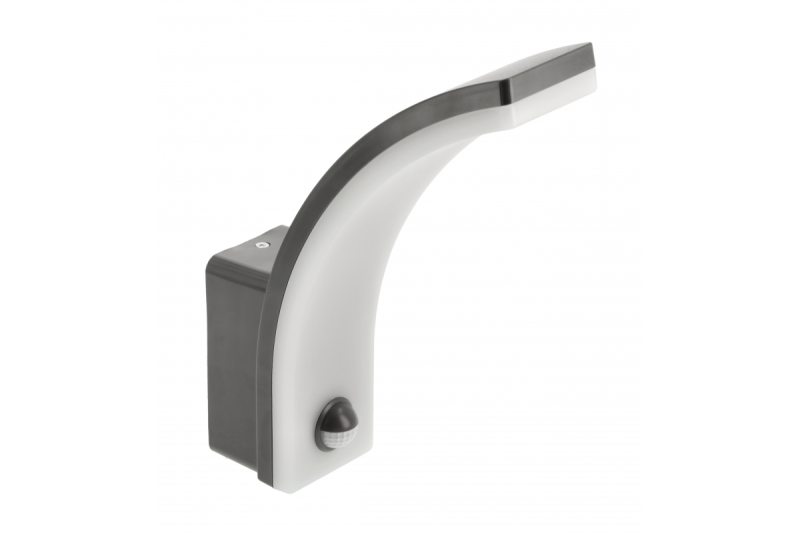 Oprawa LED NICEA z czujnikiem ruchu, 20W, 1900lm, 4000K, AC220-240V, IP65, DIM, grafitowy