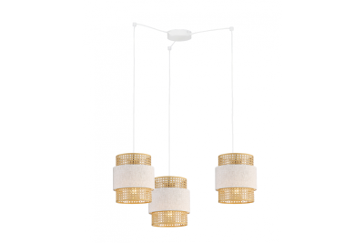 Oświetlenie sufitowe ABRA 2, 6151, AC220-240V, 50/60Hz, 3*E27, max.40W, śr. 20 cm, kremowe