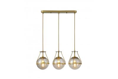 Oświetlenie sufitowe DROP 3, 6335, AC220-240V, 50/60Hz, 3*E27, max.25W, długość 68 cm, złoty