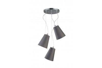 Oświetlenie sufitowe KASEL 3, 6229, AC220-240V, 50/60Hz, 3*E27, max.40W, śred. 46 cm, szary