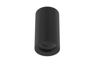 Oświetlenie sufitowe TIPO, aluminiowe, 65x115, IP20, max 50W, okrągłe czarne