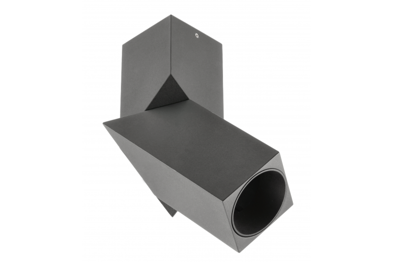 Oświetlenie sufitowe VIRGO, maks. 250V, 50/60Hz, 57x57x152mm, IP20, maks. 20W, Kwadrat, Czarny