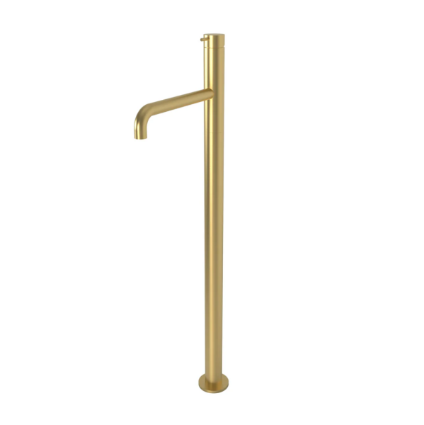 Waterevolution Flow wolnostojąca bateria wannowa light gold T134WGE