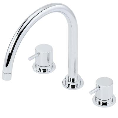 Waterevolution Flow baterie kuchenna 3-otworowa z obrotową wylewką i podłączeniem do filtrowanej wody chrom T152U01