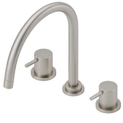Waterevolution Flow 3-otworowa bateria kuchenna z obrotową wylewką i przyłączem do filtrowanej wody, stal nierdzewna T152UIE