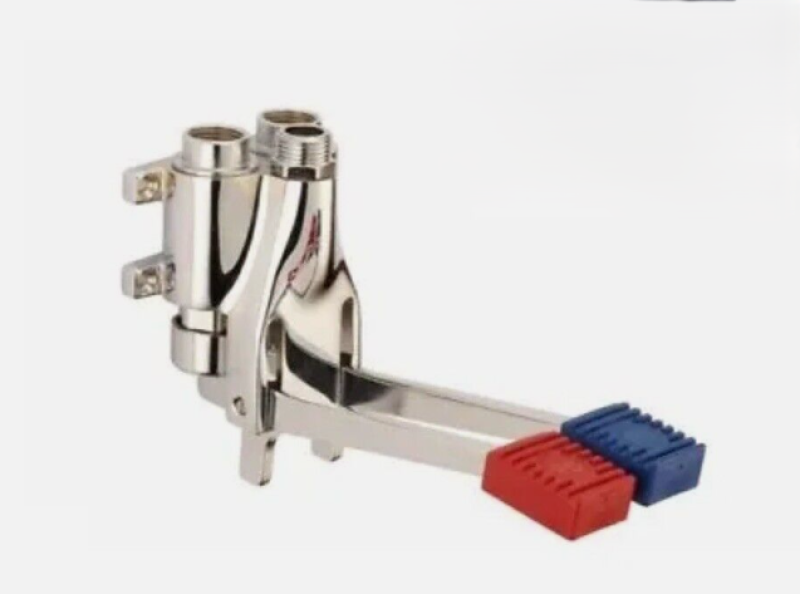 PB Pedal Line Podwójna Wylewka na Ścianę Chromowana 1208969759