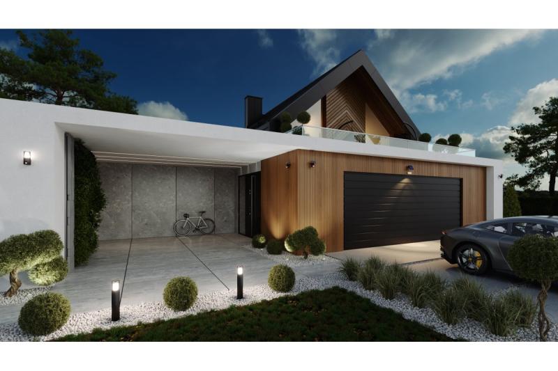 Oświetlenie słoneczne z czujnikiem ruchu i zmierzchu DAVOS, LED, 1000lm, 4000K, 2000mAh, IP54, czarne