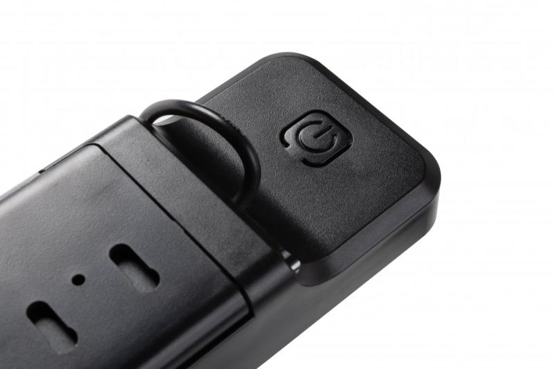 Oświetlenie słoneczne z czujnikiem ruchu i zmierzchu DAVOS, LED, 1000lm, 4000K, 2000mAh, IP54, czarne