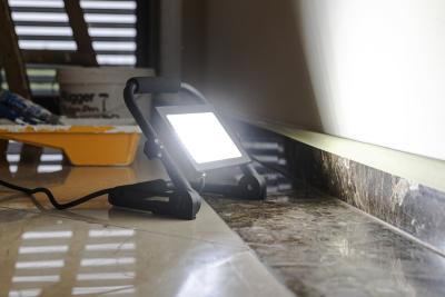 NELI Przenośny Reflektor, LED, 30W, 2700lm, 6400K, AC220-240V, IP65, 1,5m kabel