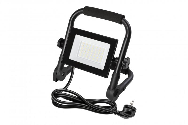 NELI Przenośny Reflektor, LED, 30W, 2700lm, 6400K, AC220-240V, IP65, 1,5m kabel