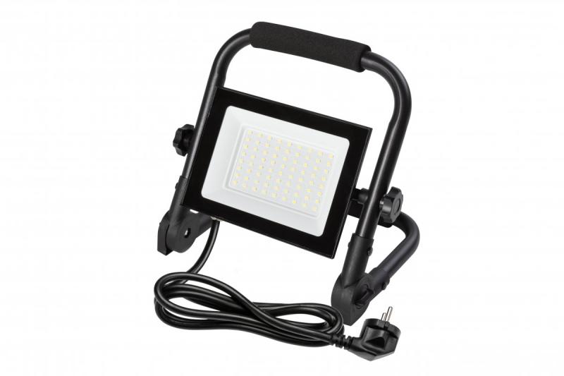 NELI Przenośna lampa reflektorowa, LED, 50W, 4500lm, 6400K, AC220-240V, IP65, kabel 1,5m