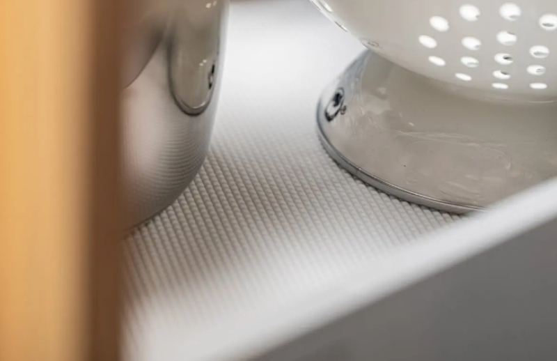 Dekoracyjna mata antypoślizgowa do kuchni, biała, 480x5000mm, 1208969952.