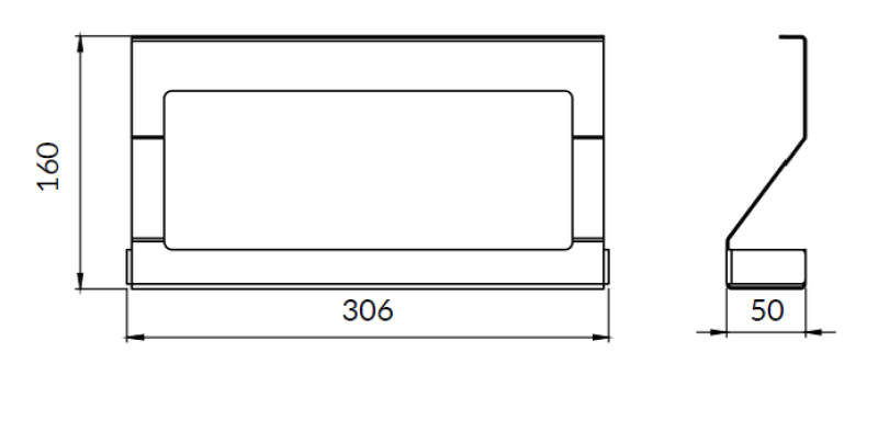 Epka Luxion Półka na Przyprawy do Szyny Kuchennej Metalowa Czarna 1208969964