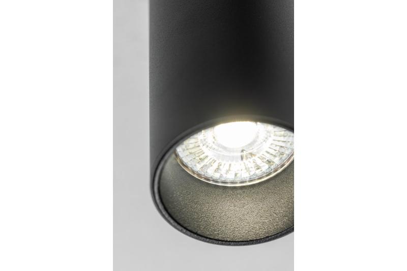 Lampa sufitowa VIRGO, max. 250V, 50/60Hz, 57x152mm, IP20, max. 20W, Okrągła, Czarna