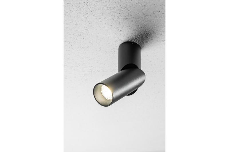 Lampa sufitowa VIRGO, max. 250V, 50/60Hz, 57x152mm, IP20, max. 20W, Okrągła, Czarna